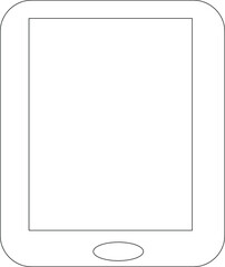 Telephone isolated on white background flat. Stock vector illustration.