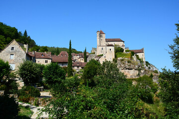 Fototapeta na wymiar Saint Cirq Lapopie - Lot - France