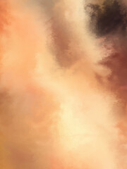 Watercolor painted background. Abstract Illustration wallpaper. Brush stroked painting. 2D Illustration.