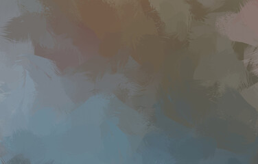 Wild Brushstrokes. Brushed Painted Abstract Background. Brush stroked painting. Strokes of paint. 2D Illustration.
