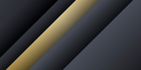 Gold black grey abstract presentation background