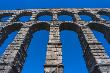 An aqueduct in a sunny day