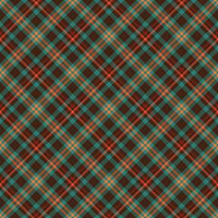 Plaid Seamless Pattern - Colorful plaid repeating pattern design