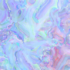 Watercolor abstract painting with pastel colors. Soft color painted illustration of calming composition for poster, wall art, banner, card, book cover or packaging. Modern brush strokes painting.