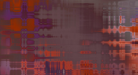 Abstract background. Geometrical elements on aged grunge texture. Graphic illustration with different color patterns.