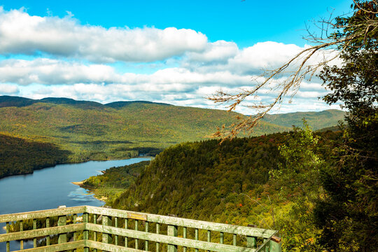 Scenic view in Mont-Tremblant National Park (Parc national du Mont-Tremblant) La Diable sector, Quebec, Canada