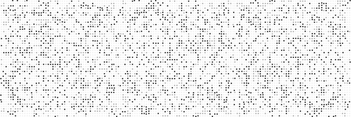 Squares Mosaic background. Pixel pattern. Panorama view. Geometric Abstract backdrop. Simple Background with Squares. Vector illustration