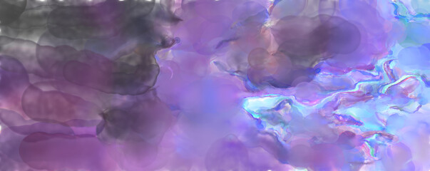 Modern brush strokes painting. Watercolor abstract painting with pastel colors. Soft color painted illustration of calming composition for poster, wall art, banner, card, book cover or packaging.