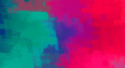 Brushed Painted Abstract Background. Brush stroked painting. Artistic vibrant and colorful wallpaper.