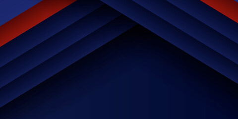 Obraz premium Dark blue red abstract business presentation background