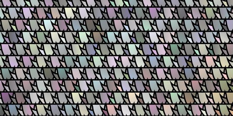 Fototapeta premium Light Orange vector texture with triangular style.