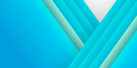 Blue green abstract presentation background with business and health color concept