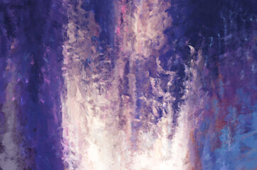 Modern art. Colorful contemporary artwork. Color strokes of paint. Brushstrokes on abstract background. Brush painting. Unique wall art.