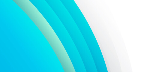 Blue green white abstract wavy background with business and corporate concept