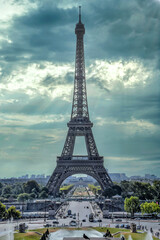 Naklejka na ściany i meble Tour Eiffel à Paris