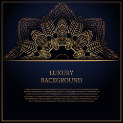 Luxury Mandala Islamic Background with Golden Arabesque Pattern suitable for your design templates such as backgrounds, web design, posters, banners, books, illustrations, etc.