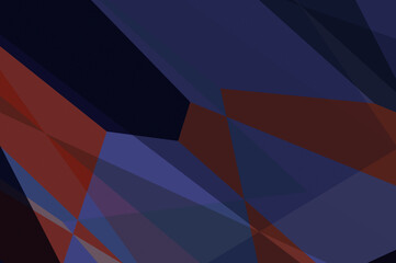 Trendy geometric abstract background in minimalistic flat style with dynamic composition.