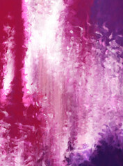 Modern art. Colorful contemporary artwork. Color strokes of paint. Brushstrokes on abstract background. Brush painting. Unique wall art.