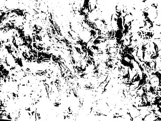 Vintage Dark Concrete Template. White Faded Edge Texture. Grunge Rough Spot Art. Black Shape Splatter Pattern. Dry Dusty Stain Backdrop. Retro Background.