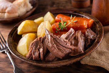 Pot Roast with Potatoes and Carrots - 391625110