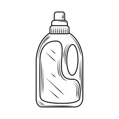 laundry detergent plastic bottle product line style icon