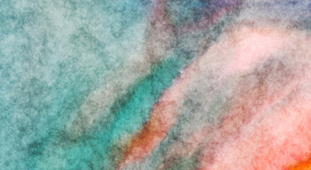 Watercolor painted background. Abstract Illustration wallpaper. Brush stroked painting. 2D Illustration.