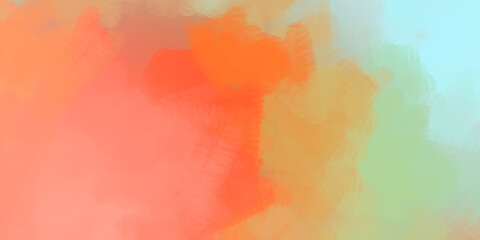 Brushed Painted Abstract Background. Brush stroked painting. Artistic vibrant and colorful wallpaper.