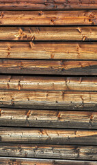 Old wooden wall. Rustic wooden planks. Vintage .Texture. Background.