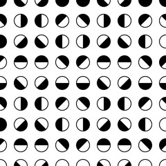 Circles pattern. Circular figures seamless ornament. Dots backdrop. Dot motif. Circle shapes background. Dotted wallpaper. Digital paper, abstract image, textile print, web design, vector work