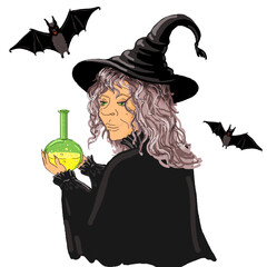 witch with potion