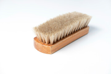 clothes brush isolated on white