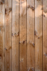 Texture of wooden wall. Timber backdrop of boards.