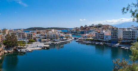 Naklejka na ściany i meble Agios Nikolaos, Crete