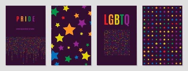 Fototapeta na wymiar Sign pride lgbt symbol rainbow. concept community vector purple