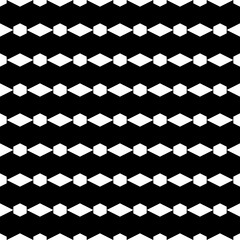 Seamless ornament. Geometrical wallpaper. Rhombuses, hexagons pattern. Simple shapes backdrop. Geometric background. Polygons motif. Ethnic image. Digital paper, textile print, abstract. Vector image