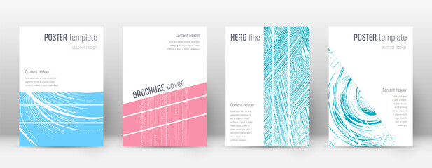 Cover page design template. Geometric brochure lay