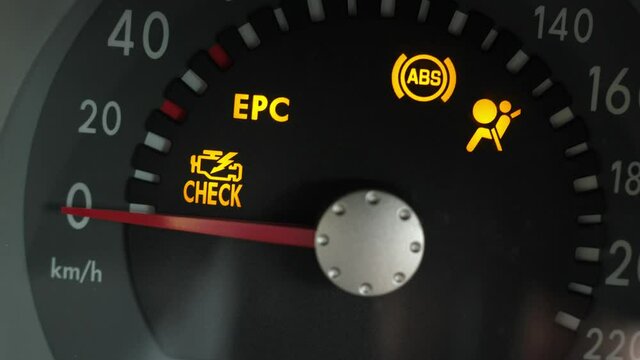 amber blinking engine failure indicator light Flashing engine management light