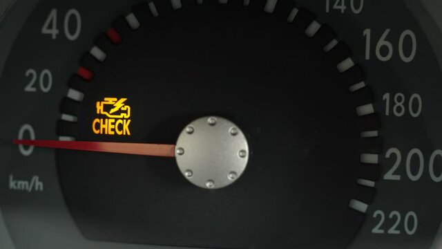 amber blinking engine failure indicator light Flashing engine management light