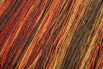 dyeing yarn for the background