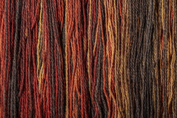 dyeing yarn for the background