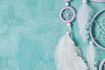 Lilac cream white dream catcher