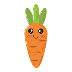 cute kawaii carrot vegetable food