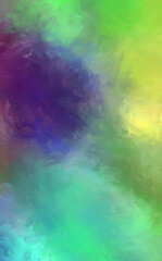 Fototapeta premium Brushed Painted Abstract Background. Brush stroked painting. Artistic vibrant and colorful wallpaper.