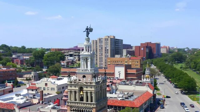 Kansas City, Country Club Plaza, Drone Flying, Country Club District, Missouri