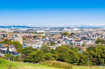 郊外の住宅地　東京