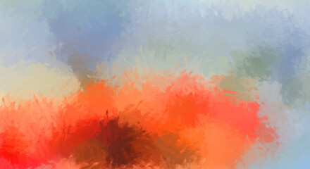 Brushed Painted Abstract Background. Brush stroked painting. Artistic vibrant and colorful wallpaper..