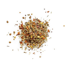 Isolated bunch of spice on white background for scene creator
