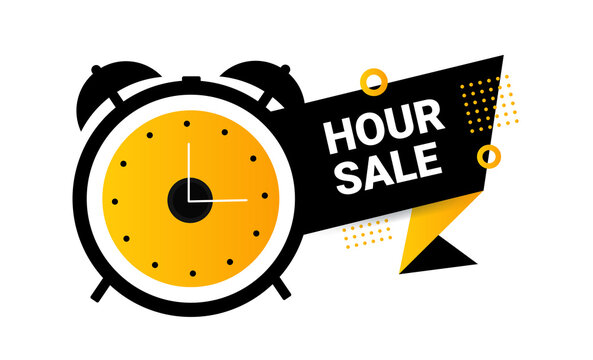 24 hour sale. Watch element sign as for your design. Watch element as for your design, for black Friday, time limit