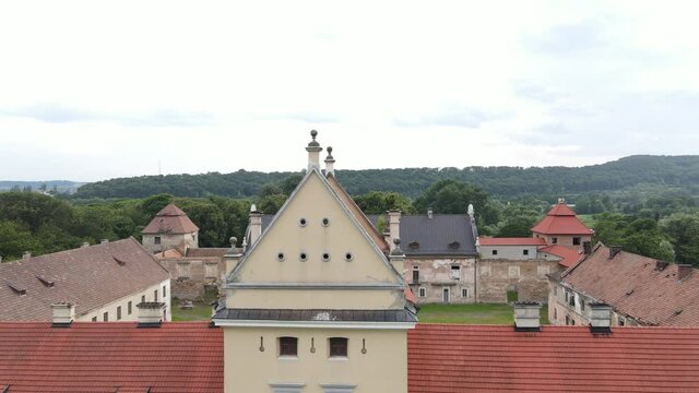 ancient castle in Zhovkva in Ukraine
