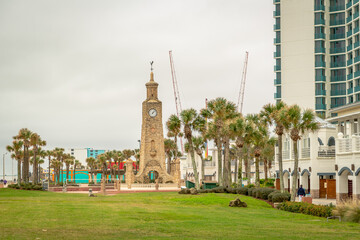 Obraz premium A park on the beach in Daytona, FL